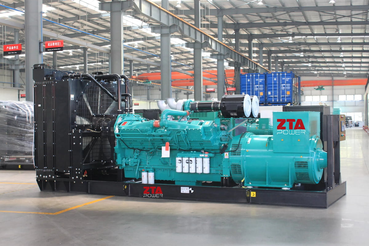 High Voltage 1500KVA 6300V Generator Set
